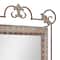Set of 2" Bronze Metal Traditional Console Table with Mirror, 32" x 23"